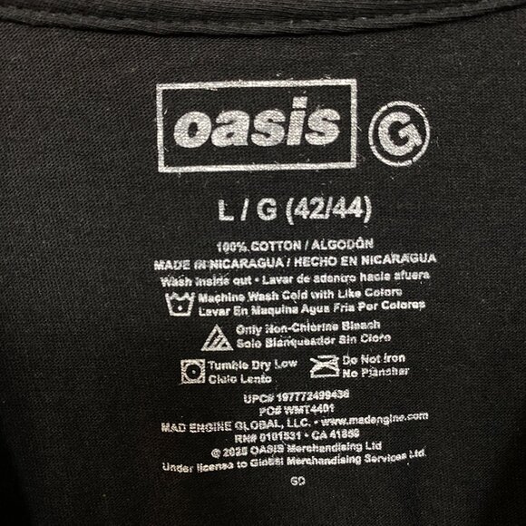 Oasis Noel & Liam Boxed Photo Rock Band T-Shirt Large - Picture 4 of 4